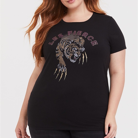 plus size tiger shirt